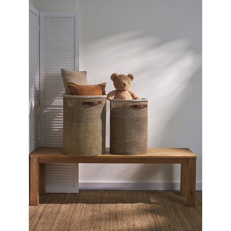 Корзина для хранения sustainable collection, D37х52 см, бежевая (77679) Корзина для хранения sustainable collection, D37х52 см, бежевая (77679)