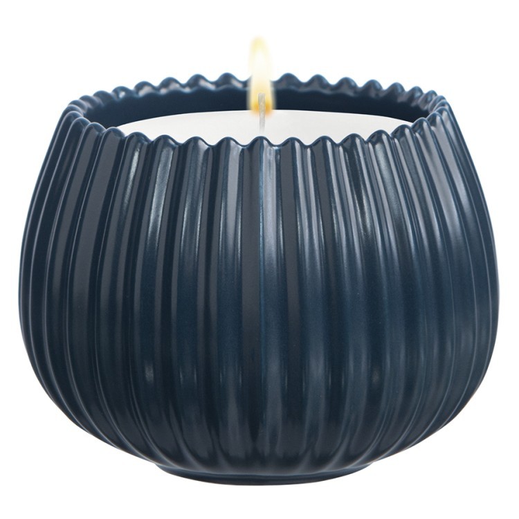 Свеча ароматическая vetiver & black cypress из коллекции edge, синий, 30 ч (75670)