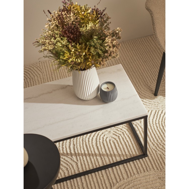 Свеча ароматическая vetiver & black cypress из коллекции edge, синий, 30 ч (75670)