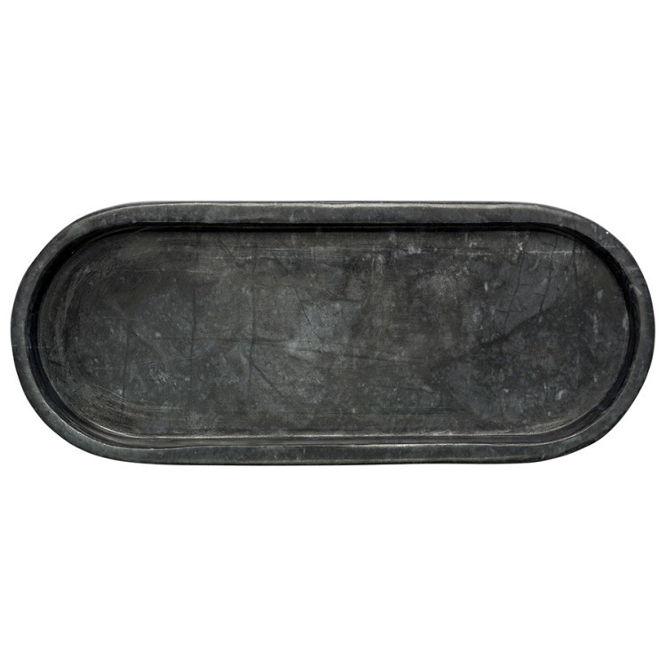 Поднос marm, 25х10 см, черный мрамор (75922)