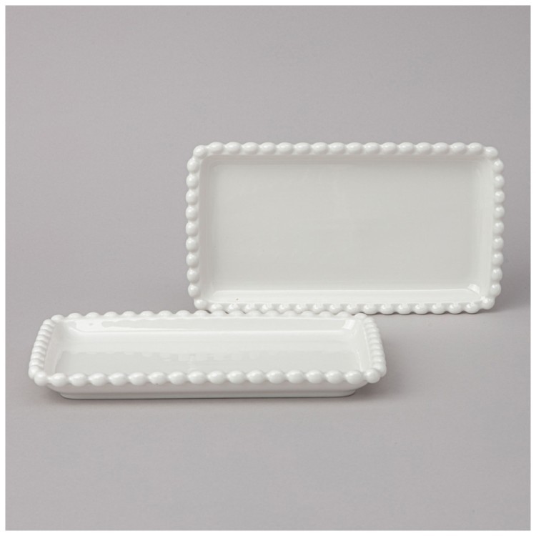 Набор блюд lefard "pearl" прямоуг. 2 шт. 20*12*2 см Lefard (761-099)