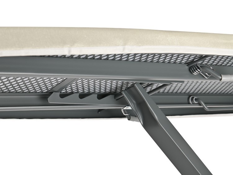 Доска гладильная напольная smart iron, 123х46 см, молочная (79746)