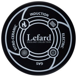 Ковш lefard эмалированный, серия irises 14см/0,9л d=14 см  длина=31см подходит для индукцион Lefard (950-750)