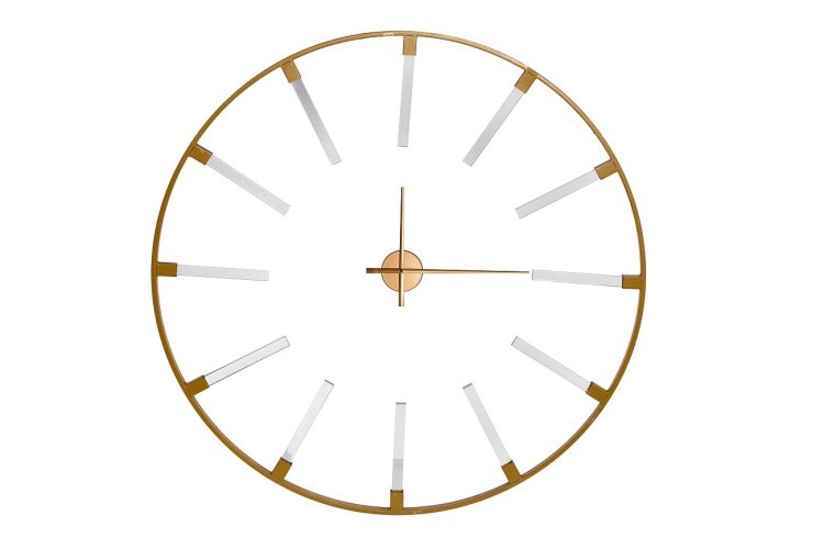 19-OA-6157 Часы настенные круглые золото d91 см (TT-00001363)