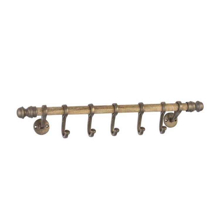 Вешалка 25113-62/BA, металл, brass antique, ROOMERS FURNITURE