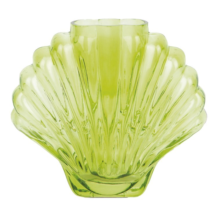 Ваза для цветов seashell, 18,5 см, зеленая (78573) Ваза для цветов seashell, 18,5 см, зеленая (78573)