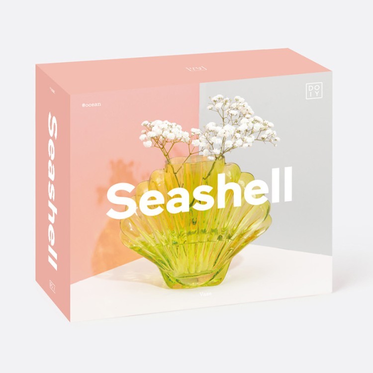 Ваза для цветов seashell, 18,5 см, зеленая (78573) Ваза для цветов seashell, 18,5 см, зеленая (78573)