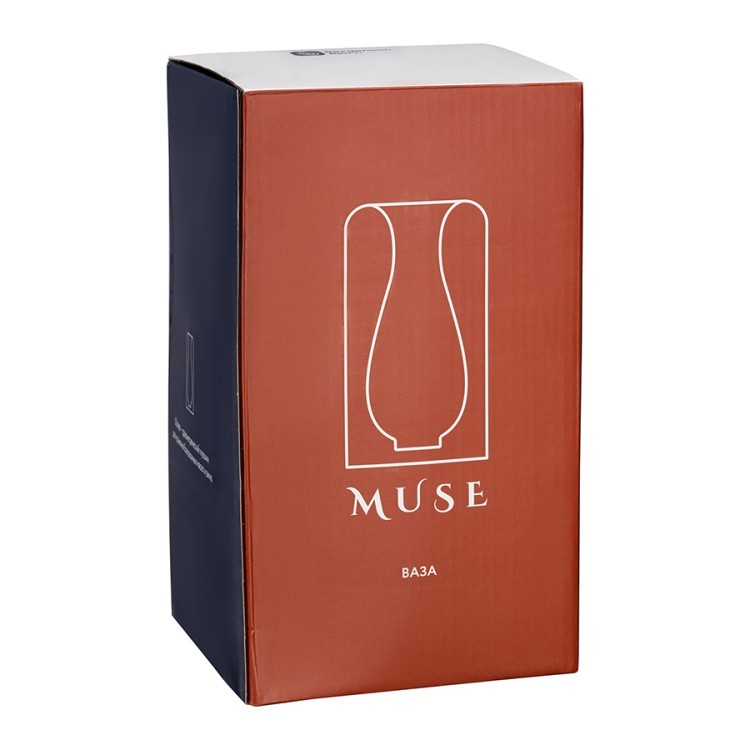Ваза muse, 22 см, индиго (78694) Ваза muse, 22 см, индиго (78694)