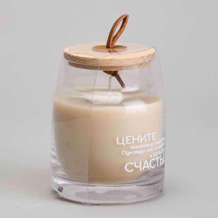 Свеча в баночке "nature" gingerbread man 8,5*10 см мал.= 6шт. Lefard (605-113)