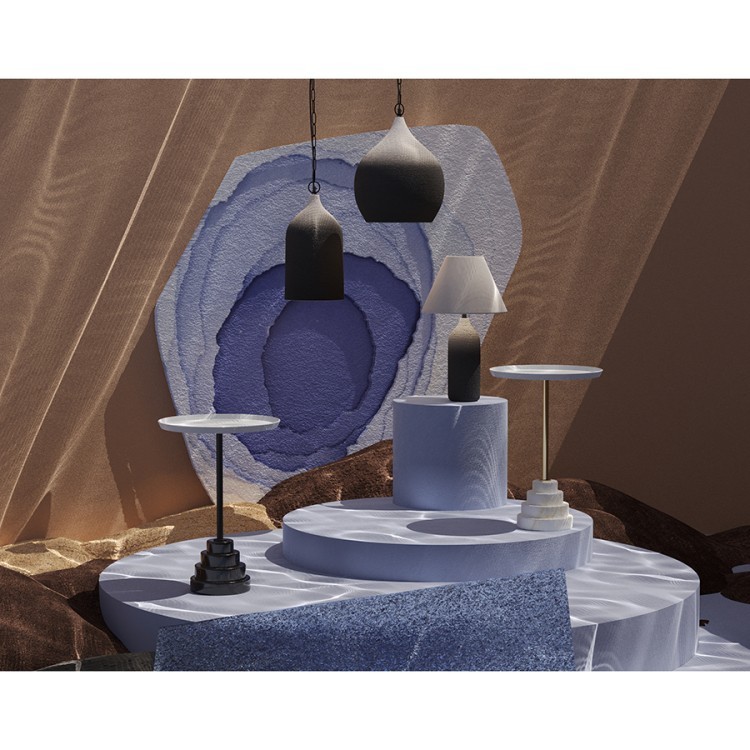 Светильник подвесной sustainable collection, D22х39 см, черный/белый (76552) Светильник подвесной sustainable collection, D22х39 см, черный/белый (76552)