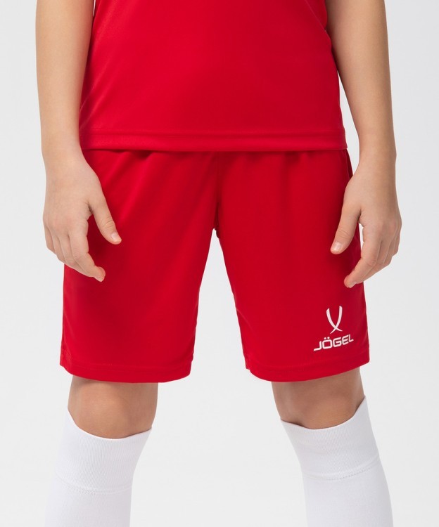 Шорты игровые JÖGEL CAMP Classic Shorts, красный/белый, детский (702492) Шорты игровые JÖGEL CAMP Classic Shorts, красный/белый, детский (702492)