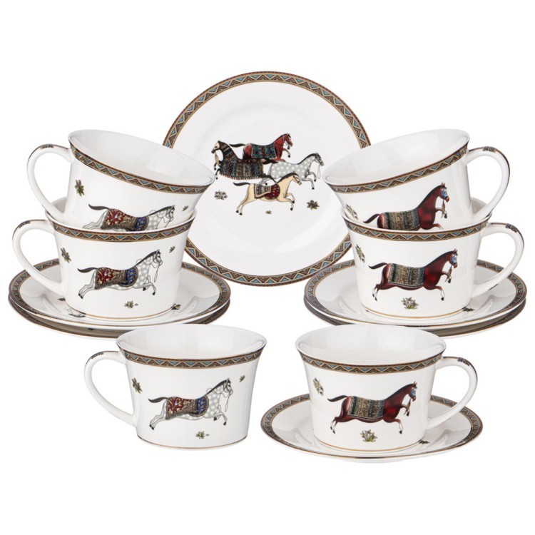 Чайный набор lefard "passage" на 6 пер. 12 пр. 250 мл Lefard (760-043)