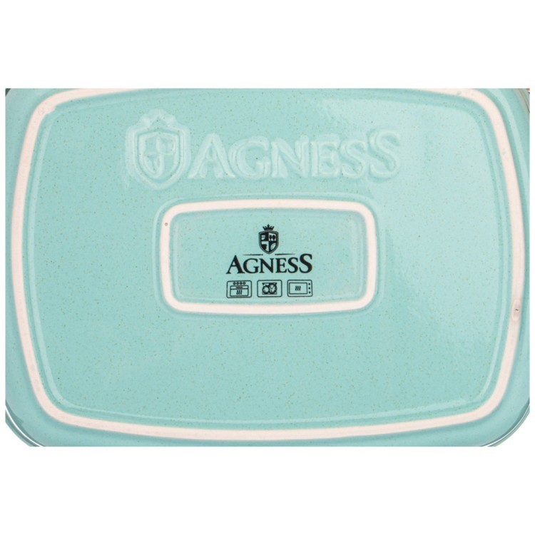 Блюдо для запекания agness "modern kitchen" прямоуг. лазурное 1800 мл 30*19*7 см Agness (777-078) Блюдо для запекания agness "modern kitchen" прямоуг. лазурное 1800 мл 30*19*7 см Agness (777-078)