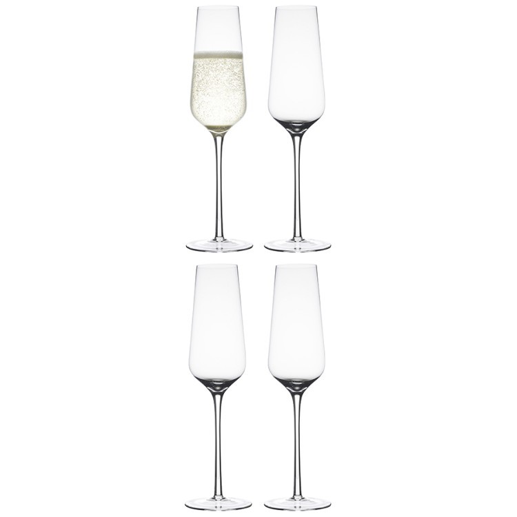Набор бокалов для шампанского flavor, 370 мл, 4 шт. (74092)
