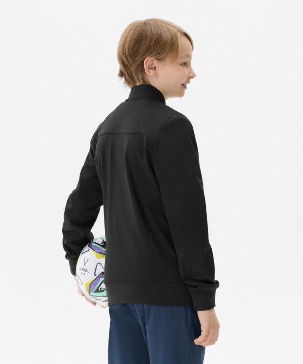 Олимпийка JÖGEL DIVISION PerFormDRY Pre-match Knit Jacket, черный, детский (1950003)