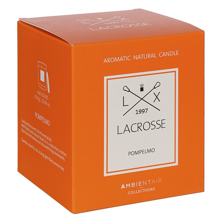 Свеча ароматическая lacrosse, Грейпфрут (новая), 60 ч (75013)