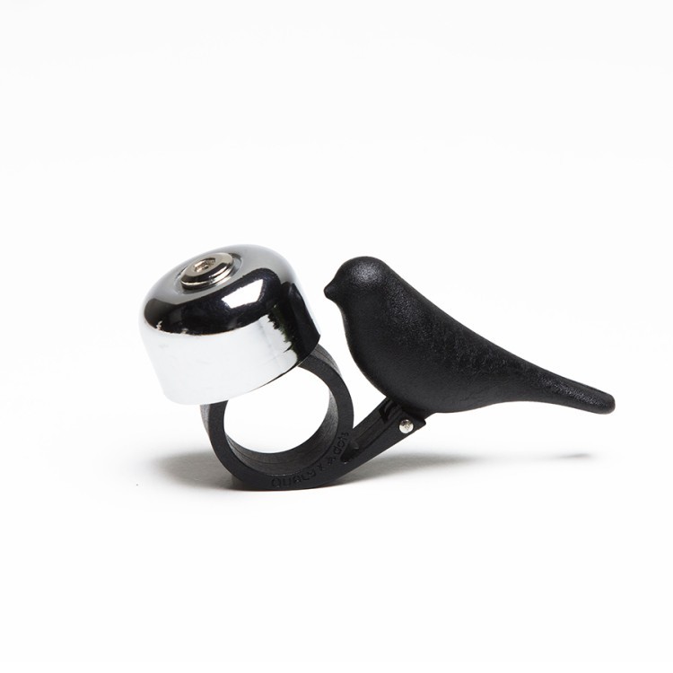 Звонок велосипедный bird, черный (64748)