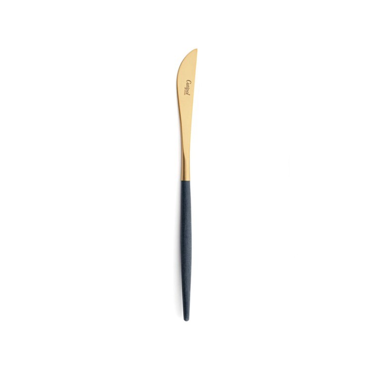 Нож десертный GO.06BLEGB, нержавеющая сталь 18/10, композитный материал, blue/gold, CUTIPOL