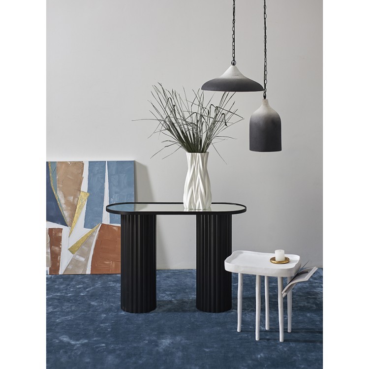 Светильник подвесной sustainable collection, D44х19 см, черный/белый (76554) Светильник подвесной sustainable collection, D44х19 см, черный/белый (76554)