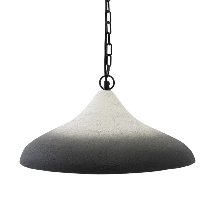 Светильник подвесной sustainable collection, D44х19 см, черный/белый (76554)