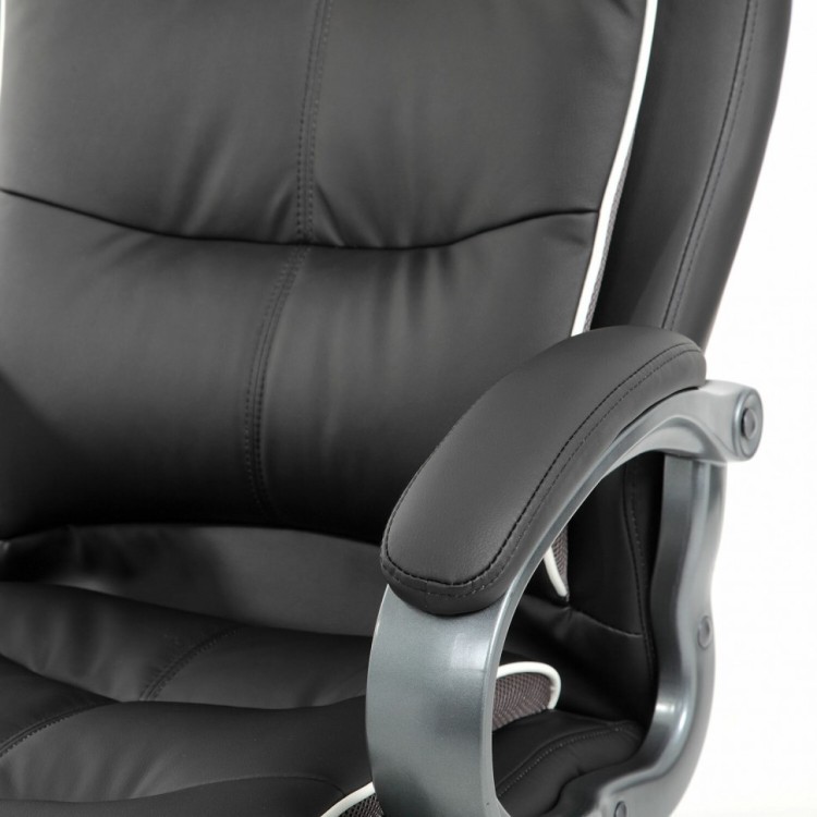 Кресло руководителя Brabix Premium Strong HD-009 до 200 кг экокожа/ткань черное 531945 (1) (84637) Кресло руководителя Brabix Premium Strong HD-009 до 200 кг экокожа/ткань черное 531945 (1) (84637)