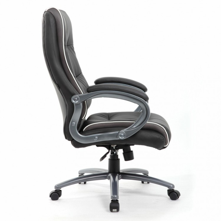 Кресло руководителя Brabix Premium Strong HD-009 до 200 кг экокожа/ткань черное 531945 (1) (84637) Кресло руководителя Brabix Premium Strong HD-009 до 200 кг экокожа/ткань черное 531945 (1) (84637)