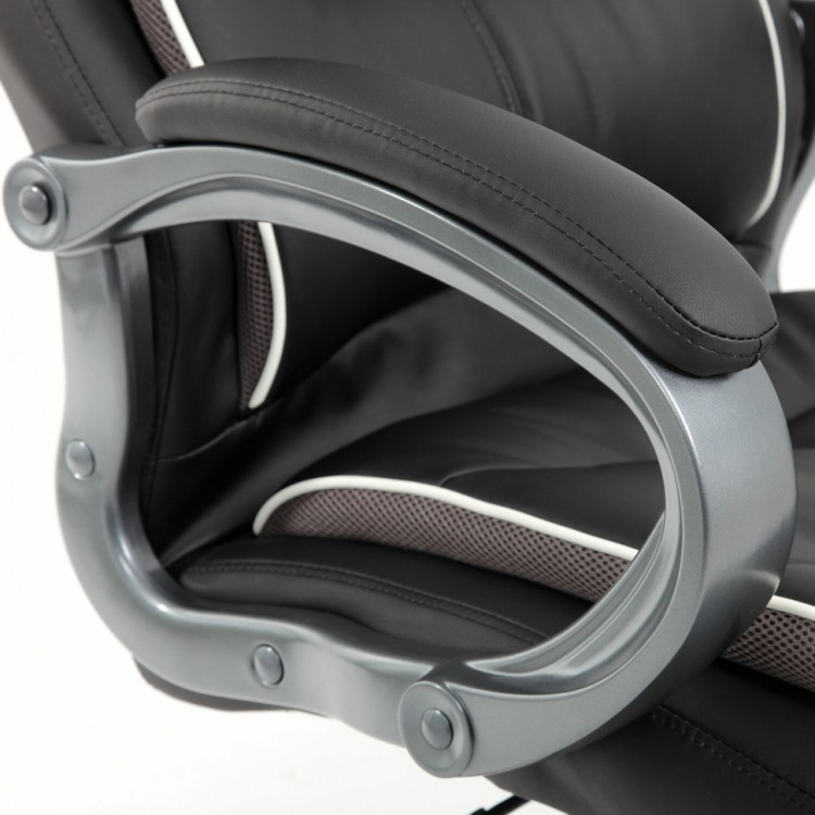 Кресло руководителя Brabix Premium Strong HD-009 до 200 кг экокожа/ткань черное 531945 (1) (84637) Кресло руководителя Brabix Premium Strong HD-009 до 200 кг экокожа/ткань черное 531945 (1) (84637)