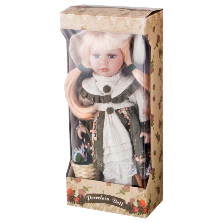 Кукла фарфоровая декоративная высота=30 см. RF COLLECTION (346-258)