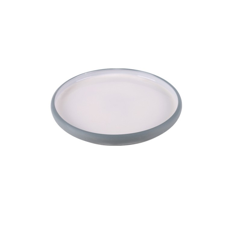 Тарелка E733-P-10187/8.5, 21, керамика, Grey/white, ROOMERS TABLEWARE