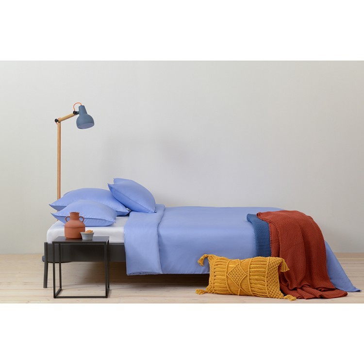 Комплект постельного белья сиреневого цвета из коллекции essential, 150х200 см (73686)