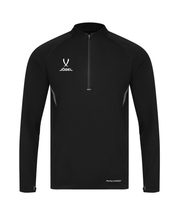 Джемпер ветрозащитный JÖGEL PREMIER PerFormPROOF 1/4 Zip Wind Top, черный (2122985)