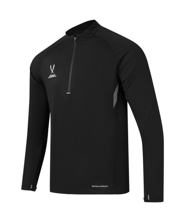 Джемпер ветрозащитный JÖGEL PREMIER PerFormPROOF 1/4 Zip Wind Top, черный (2122985)