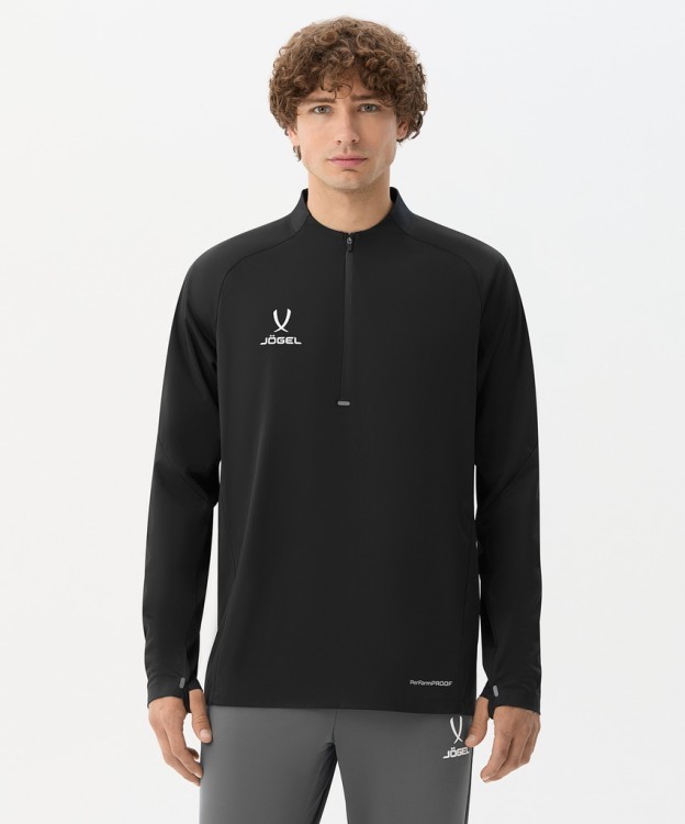 Джемпер ветрозащитный JÖGEL PREMIER PerFormPROOF 1/4 Zip Wind Top, черный (2122985) Джемпер ветрозащитный JÖGEL PREMIER PerFormPROOF 1/4 Zip Wind Top, черный (2122985)