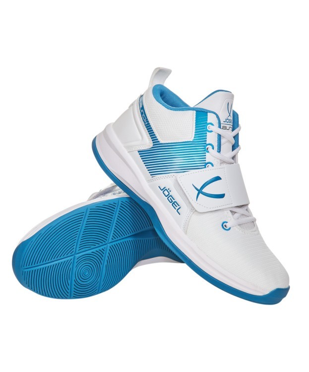 БЕЗ УПАКОВКИ Кроссовки баскетбольные JOGEL Launch, White/blue (2111999)