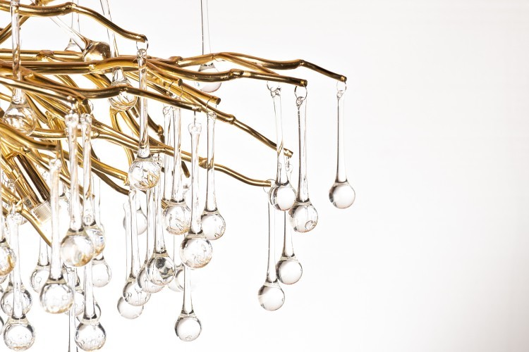 Люстра круглая d.120*h.38см, металл цвет золото (TT-00013463)