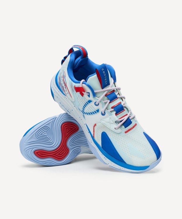Кроссовки баскетбольные JOGEL Contest, голубой/красный (2131665)