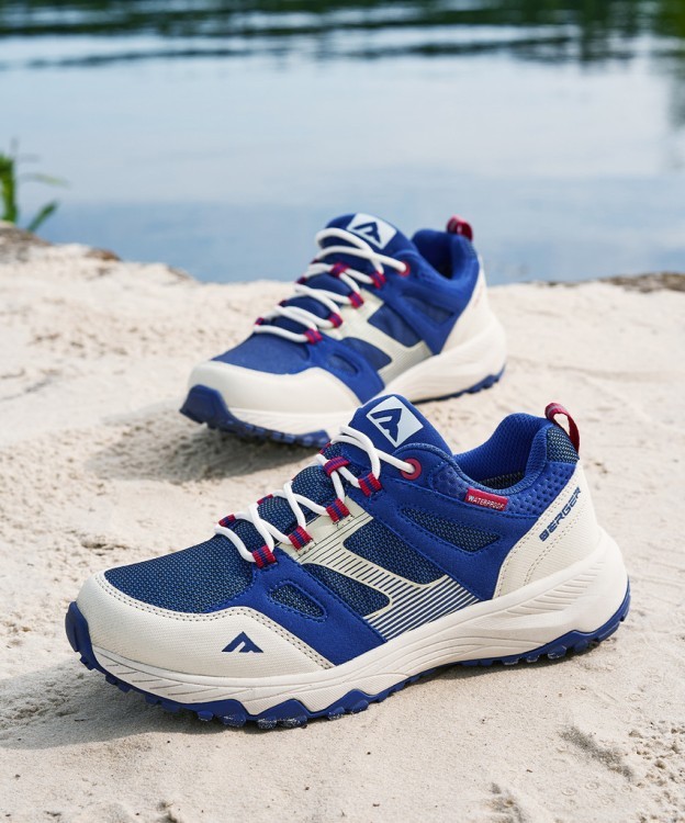 БЕЗ УПАКОВКИ Полуботинки Track Waterproof, бежевый/синий, женский, р. 36 (2133524)