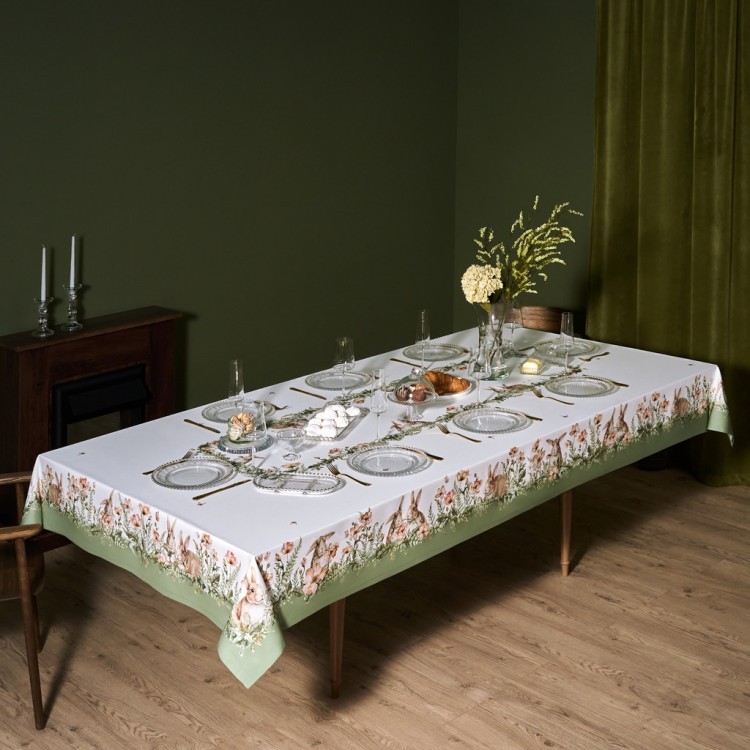 Скатерть "sense" 175х300см ,зеленый, 100% хлопок,твил Lefard (850-753-25)