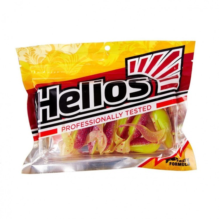Лягушка Helios Frog 2,56"/6,5 см, цвет Fio & Acid lemon 7 шт HS-21-027 (77970)