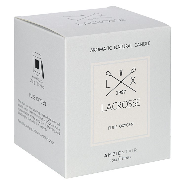 Свеча ароматическая lacrosse, Кислород (новая), 60 ч (75014)