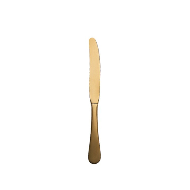 Нож десертный 089200412160000006, нержавеющая сталь 18/10, PVD, gold, HERDMAR Нож десертный 089200412160000006, нержавеющая сталь 18/10, PVD, gold, HERDMAR