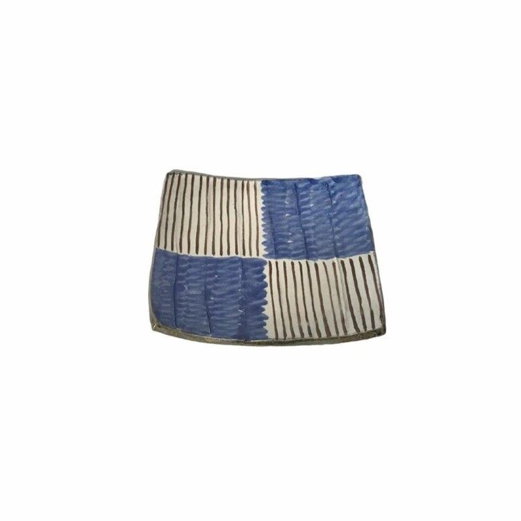 Тарелка 25-Y4-1, ручная работа/каменная керамика, blue/white, ROOMERS TABLEWARE