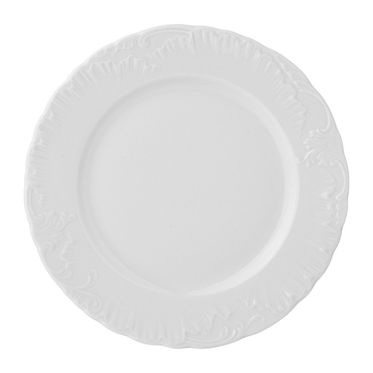 Тарелка закусочная рококо  21см мал.уп. 6шт без упак. Cmielow (676-112)