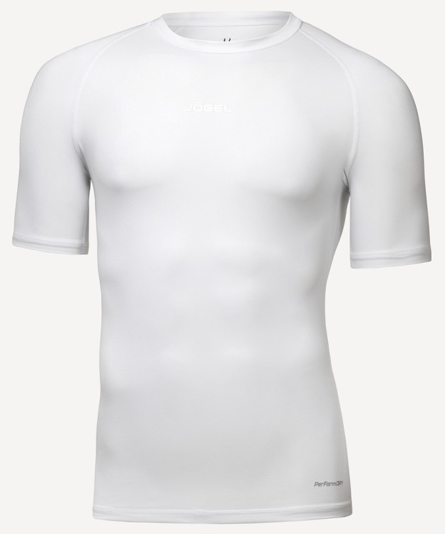 Футболка компрессионная с коротким рукавом JOGEL CAMP PerFormDRY Baselayer SS Tee, белый (2125151)