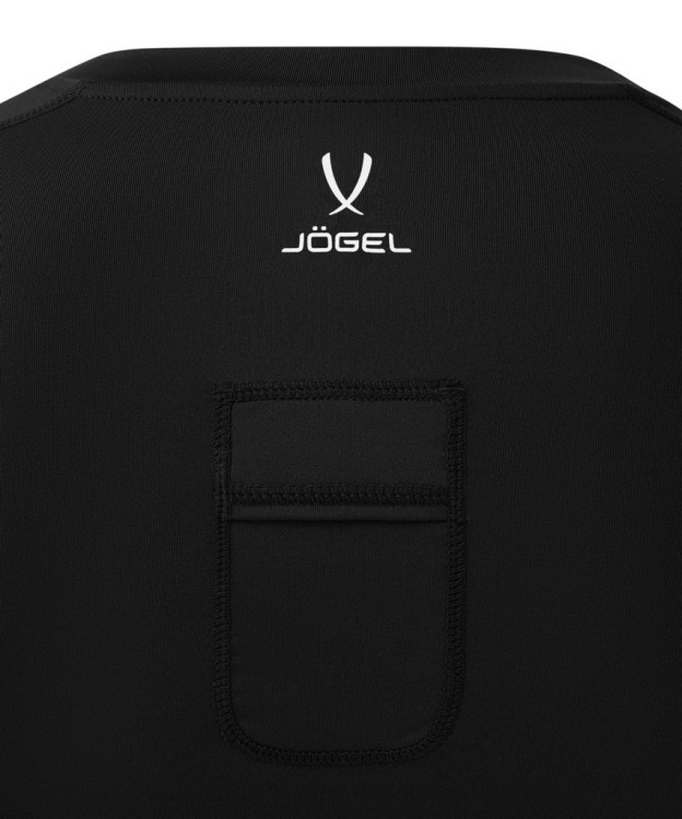 Футболка компрессионная судейская JÖGEL PerFormDRY Referee Baselayer Tee SS, черный (2113859)