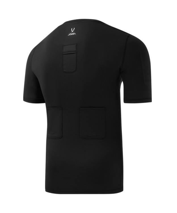 Футболка компрессионная судейская JÖGEL PerFormDRY Referee Baselayer Tee SS, черный (2113859)