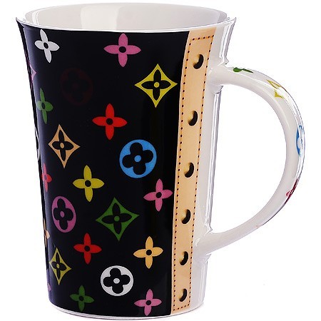 Кружка 450мл Модный Узор Black LR (9-4334-1)