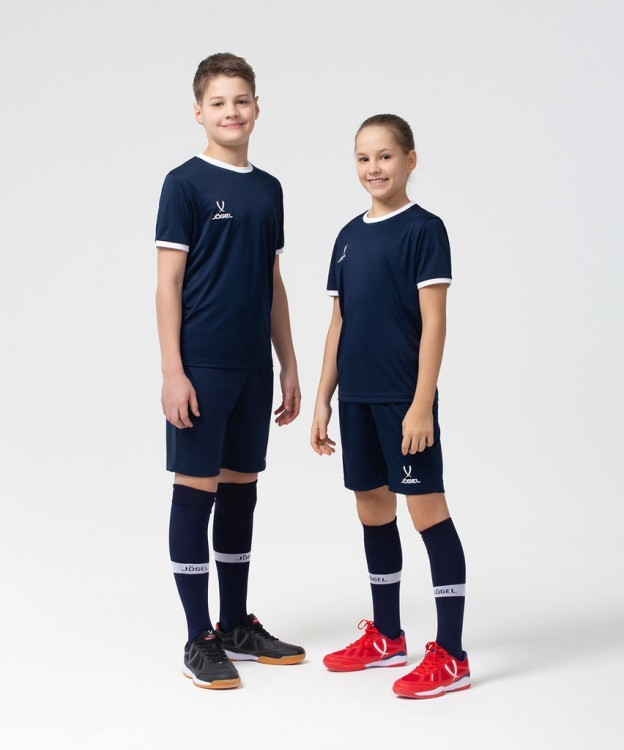 Шорты игровые JOGEL CAMP Classic Shorts, темно-синий/белый, детский (702511)