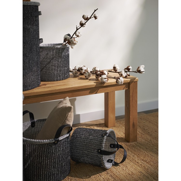 Корзина для хранения sustainable collection, D22х23 см, черная (77682) Корзина для хранения sustainable collection, D22х23 см, черная (77682)
