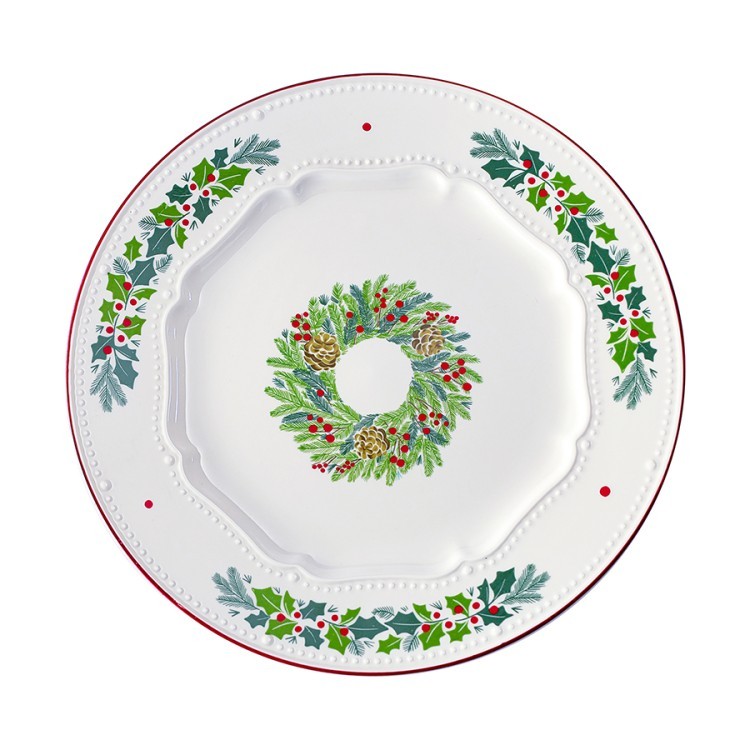Набор из четырех тарелок nordic winter из коллекции new year essential, D23 см (79247)